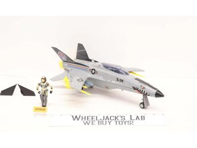 Conquest X-30 W/ Slip-Stream 100% Complete G.I. Joe 1986 Hasbro Figure Vehicle