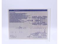 Rolling Thunder 1988 ORIGINAL Instructions / Blueprints G.I. Joe Hasbro