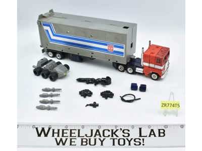 Optimus Prime GRAY BLOATED 100% Complete 1984 G1 Transformers Hasbro Vintage
