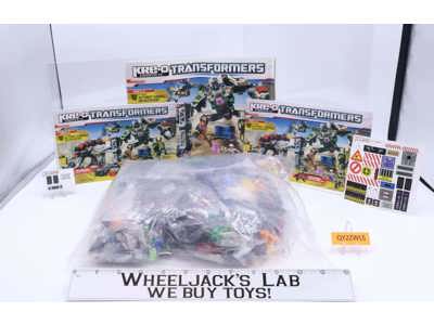 Lot of 3 Kre-O Create It Transformers 2010 Hasbro Building Sets