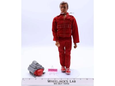 Six Million Dollar Man Bionic Man Steve Austin 12" W/Engine Block 1975 Vintage