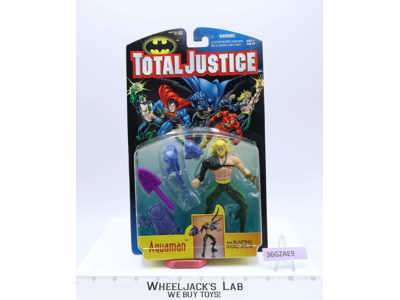 Aquaman Total Justice Batman 1996 Kenner NEW MOSC Action Figure