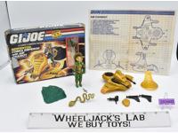 Serpentor Cobra Emperor & Air Chariot W/Box GI Joe 1986 Hasbro