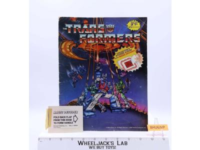 Diamond Collector's Sticker Album W/Decoder W/ ALL STICKERS G1 Transformers 1986
