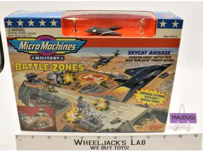 Skycat Airbase Micro Machines Battle Zones 1997 Galoob NEW MISB SEALED