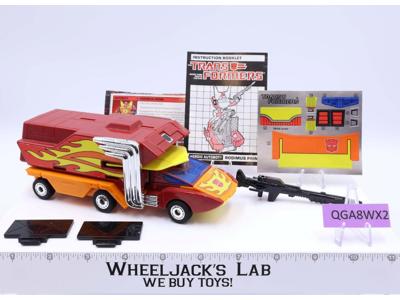Rodimus Prime 100% Complete UNUSED STICKERS RT Vintage G1 Transformers Figure