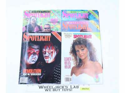 WWF Wrestling Spotlight Magazine Lot (5) Posters Vol. 5 6 11 15 and Fall 1988