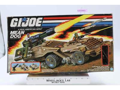 Mean Dog W/ Wildcard 100% Complete Vehicle 1988 Hasbro Vintage GI Joe