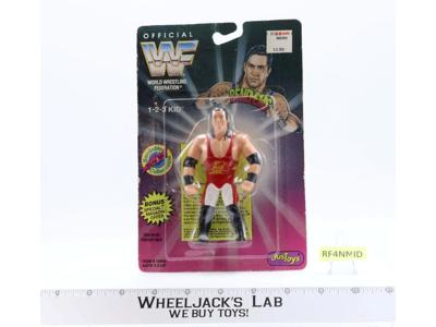 1-2-3 Kid Bend-Ems WWF 1995 Just Toys 4.5" NEW MOSC SEALED