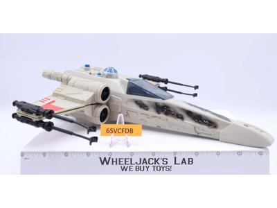 Battle Damaged X-Wing Fighter GREY 100% Complete Star Wars 1977 Kenner Vehicle