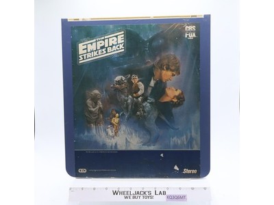 Star Wars The Empire Strikes Back Stereo CED Videodisc 1980,1984 Lucasfilm
