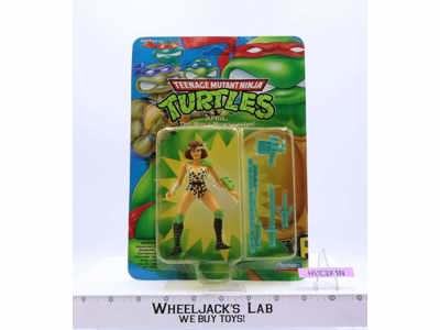 April Ninja Newscaster Teenage Mutant Ninja Turtles TMNT 1992 Playmates NEW MOSC