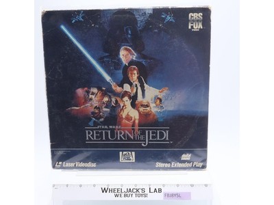 Star Wars Return of the Jedi ROTJ Laser Videodisc Extended Play 1986 CBS/Fox