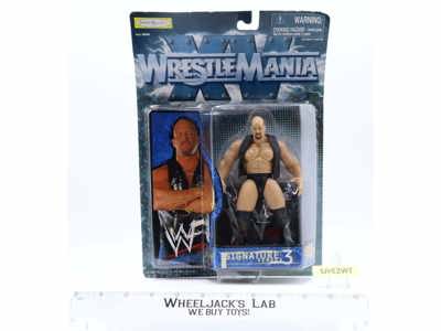 Steve Austin Signature Series 3 WWF Wrestling 1998 Jakks Pacific NEW MOSC SEALED