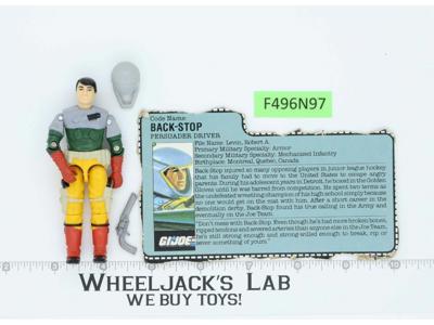 Backstop V1 100% Complete G.I. Joe 1987 Hasbro Vintage Action Figure