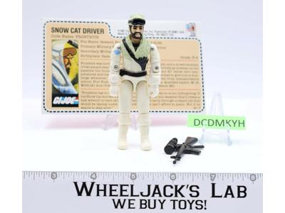 Frostbite V1 RED CARD BACK 100% Complete G.I Joe 1985 Hasbro Vintage Figure