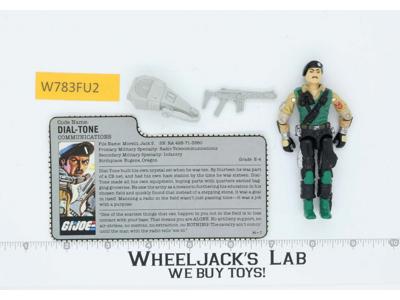 Dial-Tone V1 100% Complete G.I. Joe 1986 Hasbro Vintage Action Figure