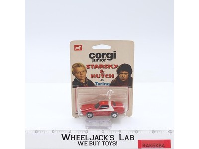 Starsky & Hutch Torino #45 Corgi Junior Mettoy Great Britain 3" 1977 Vintage Car