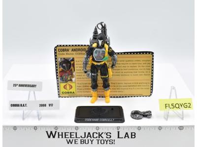 Cobra B.A.T. V17 100% Complete 25th Anniversary G.I. Joe 2008 Hasbro Figure