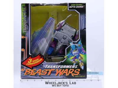 Depth Charge Transformers Transmetals Beast Wars 1998 Hasbro Action Figure