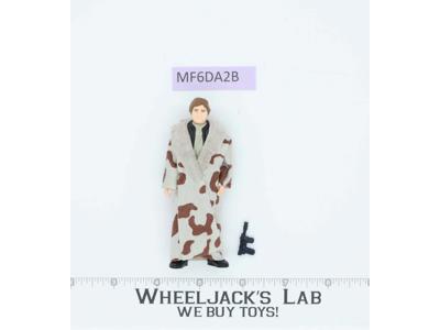 Han Solo Trench Coat 100% Complete Star Wars ROTJ 1983 Vintage Kenner NO REPRO