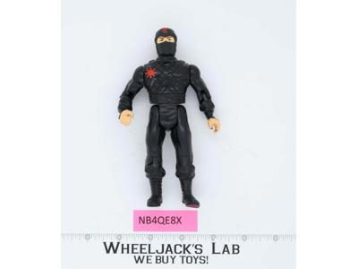 Black Ninja Warrior Chuck Norris Karate Kommandos Kenner 1986 Vintage Figure