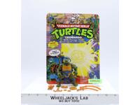 Storage Shell Leonardo W/Cardback 100% Complete TMNT 1991 Playmates Vintage