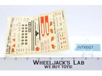 VF-1J Battroid Valkyrie 1/55 Scale Takatoku Toys Sticker Sheet ONLY