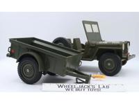 Combat Jeep 7000 W/ Trailer GI Joe 1965 Vintage Vehicle Action Figure