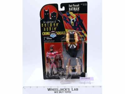 Fast Pursuit Batman The Adventures of Batman and Robin Crime Squad 1995 MOSC