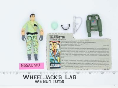 Starduster V1A RED CARD BACK 100% Complete 1987 G.I. Joe Hasbro Vintage Figure