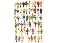Lot of 58 GI Joe Action Figures Hasbro 1980's Vintage