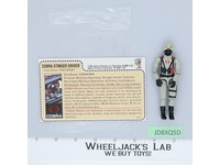 Cobra Stinger Driver V1 RED CARD BACK Complete G.I. Joe 1984 Hasbro Vintage