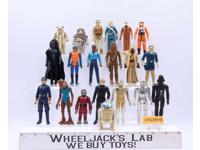 Lot of 20 Star Wars 1970s-1980s Kenner Vintage Action Figures