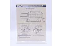 Mobile Command Center Sheet A 1987 ORIGINAL Instructions / Blueprints G.I. Joe