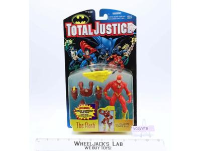 The Flash Total Justice Batman 1996 Kenner NEW MOSC Action Figure