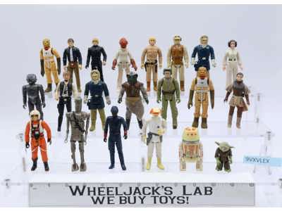 Lot of 21 Star Wars 1970s-1980s Kenner Vintage Action Figures