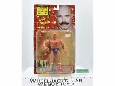 Iron Sheik Series 6 NEW MOSC 2000 Legends of Pro Wrestling Figures Toy Co.