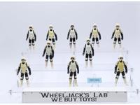 Lot of 10 Star Wars Biker Scouts 1970s-1980s Kenner Vintage Action Figures