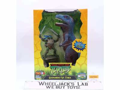 Leonardo vs T-Rex 12" Teenage Mutant Ninja Turtles Playmates NEW MISB SEALED