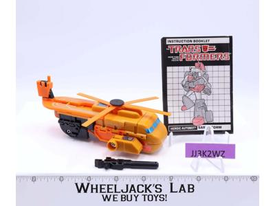 Triple Changer Sandstorm 100% Complete 1986 G1 Transformers Hasbro Vintage