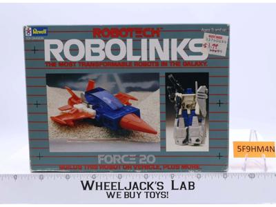 Force 20 Fighter Jet 100% Complete Robolinks Robotech 1985 Revell Action Figure