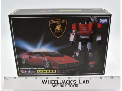 C P-12 Lambor Lamborghini Countach LP500S Masterpiece Transformers Takara MIB