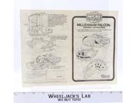 Millennium Falcon Instruction Booklet/Sheet ONLY Star Wars 1982 Kenner