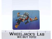 Laserbeak Card 108 Variant Color 1985 G1 Transformers Action Trading Cards