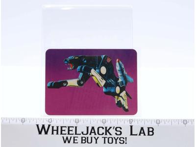 Ravage Card 107 Variant Color 1985 G1 Transformers Action Trading Cards
