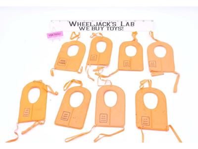 Lot of 8 Orange Vests GI Joe Accessories For 12 " G.I. Joe Vintage