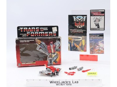 Swoop 100% Complete W/BOX 1985 Vintage Hasbro G1 Transformers Action Figure