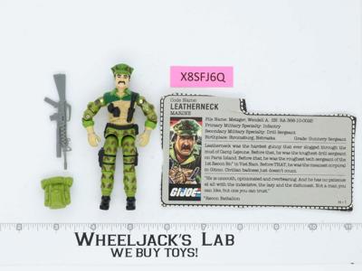 Leatherneck V1 100% Complete G.I. Joe 1986 Hasbro Vintage Action Figure