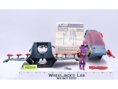 Cobra Sea Ray W/ Sea Slug 100% Complete GI Joe 1987 Hasbro Action Figure Vehicle